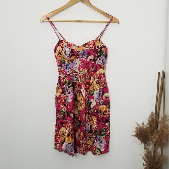 Xhilaration Dresses & Skirts - 2/15$🔥 Xhilaration Floral Sundress Sweetheart XS